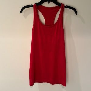 EUC Sz 4 red lululemon swiftly racerback tank